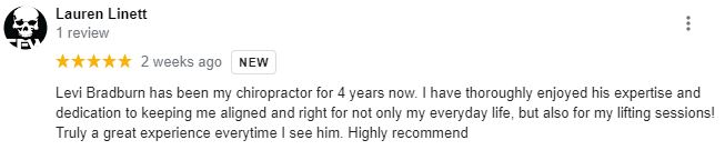 Chiropractic Leland NC Patient Testimonial